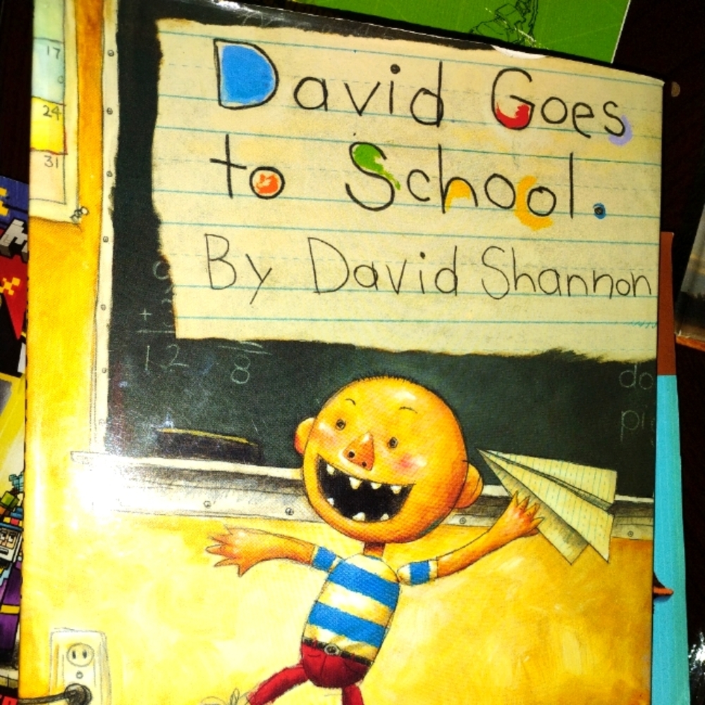 Large David Goes to School Book